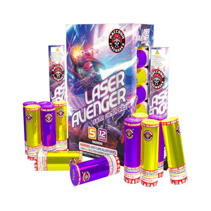 Laser Avenger 12-Shot Canister Shells | Case Pack™ 6/1