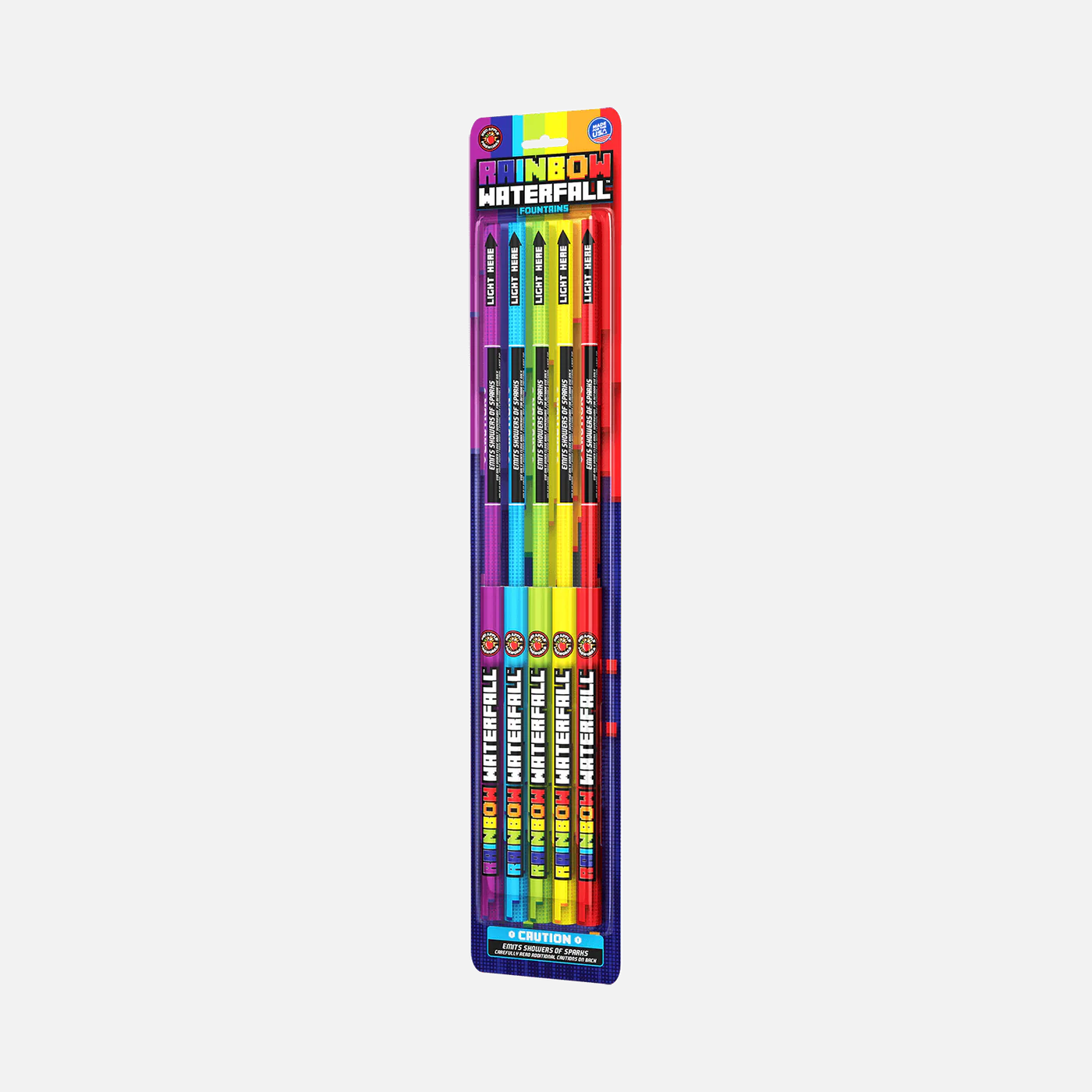 Rainbow Waterfall Handheld Fountain