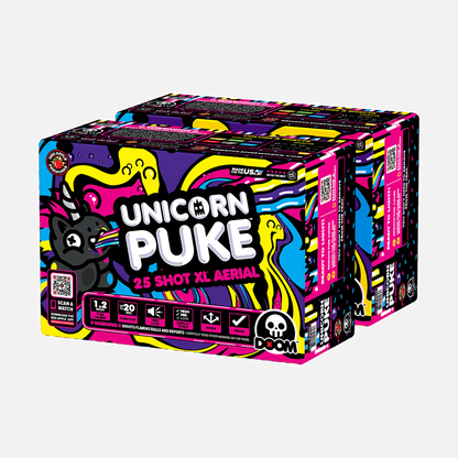 Unicorn Puke® 25 Disparos XL® Aerials