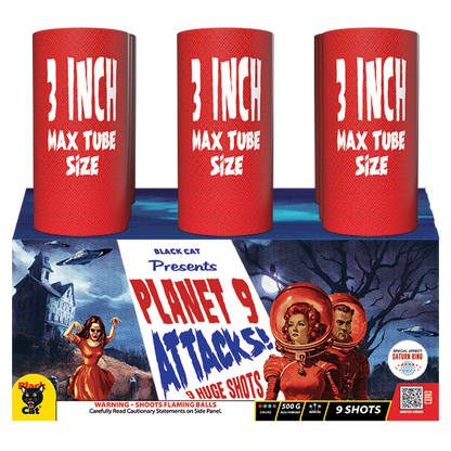 Planet 9 Attacks 9-Shot XL Aerial Cake