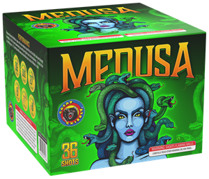 Medusa Tarta Aérea XL de 36 Disparos