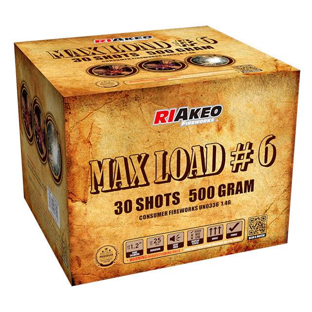 Max Load #6 30-Shot XL Aerial Cake