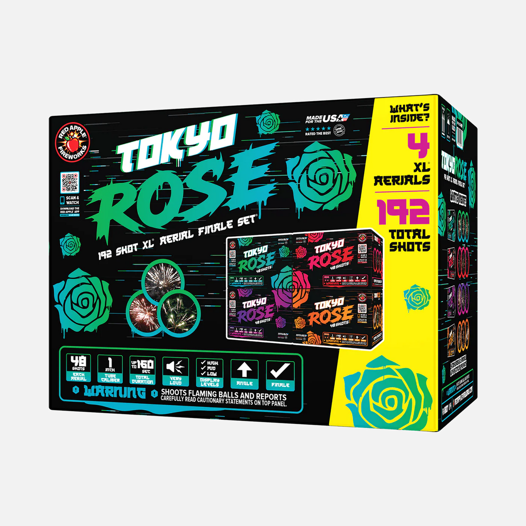 Tokyo Rose™ 192 Disparos XL® Set de fuegos artificiales®