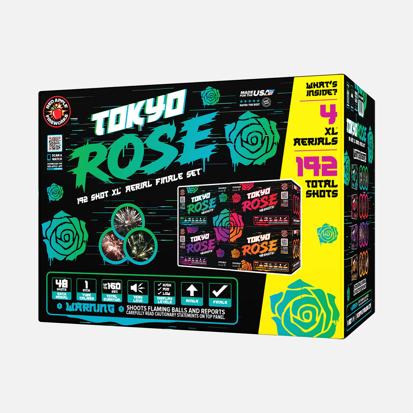 Tokyo Rose 192-Shot XL Aerial Finale Set