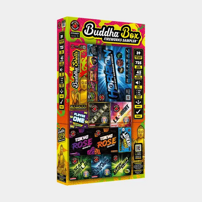Buddha™ Box 725 Shot Fireworks Sampler®