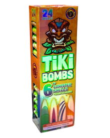 Tiki Bomb 24-Shot 6 in. Canister Shells