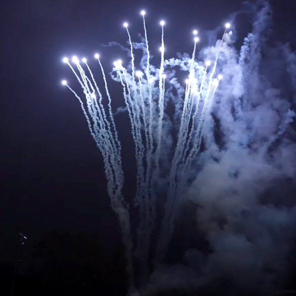 60mm Blue XL Star Mine (No Debris-200FT) iShot+Ematch Single Shot Pro-Line