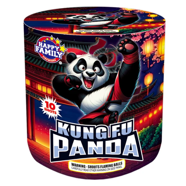King Fu Panda 10-Shot Standard Aerial Cake | Case Pack™ 12/1