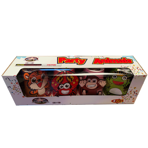 Party Animals Fountain Assortment (4-Pack)
