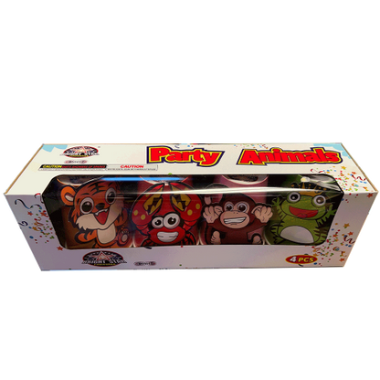 Party Animals Fountain Assortment (4-Pack)