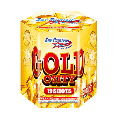 Gold Osity 19-Shot Standard Aerial Cake