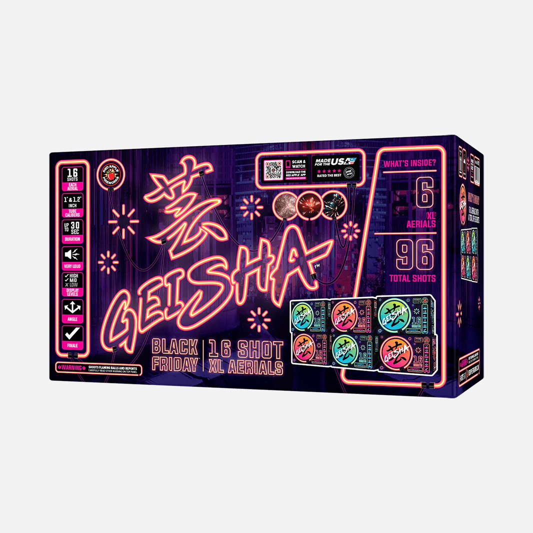 Black Friday Geisha® 16 Disparos XL® Aéreos