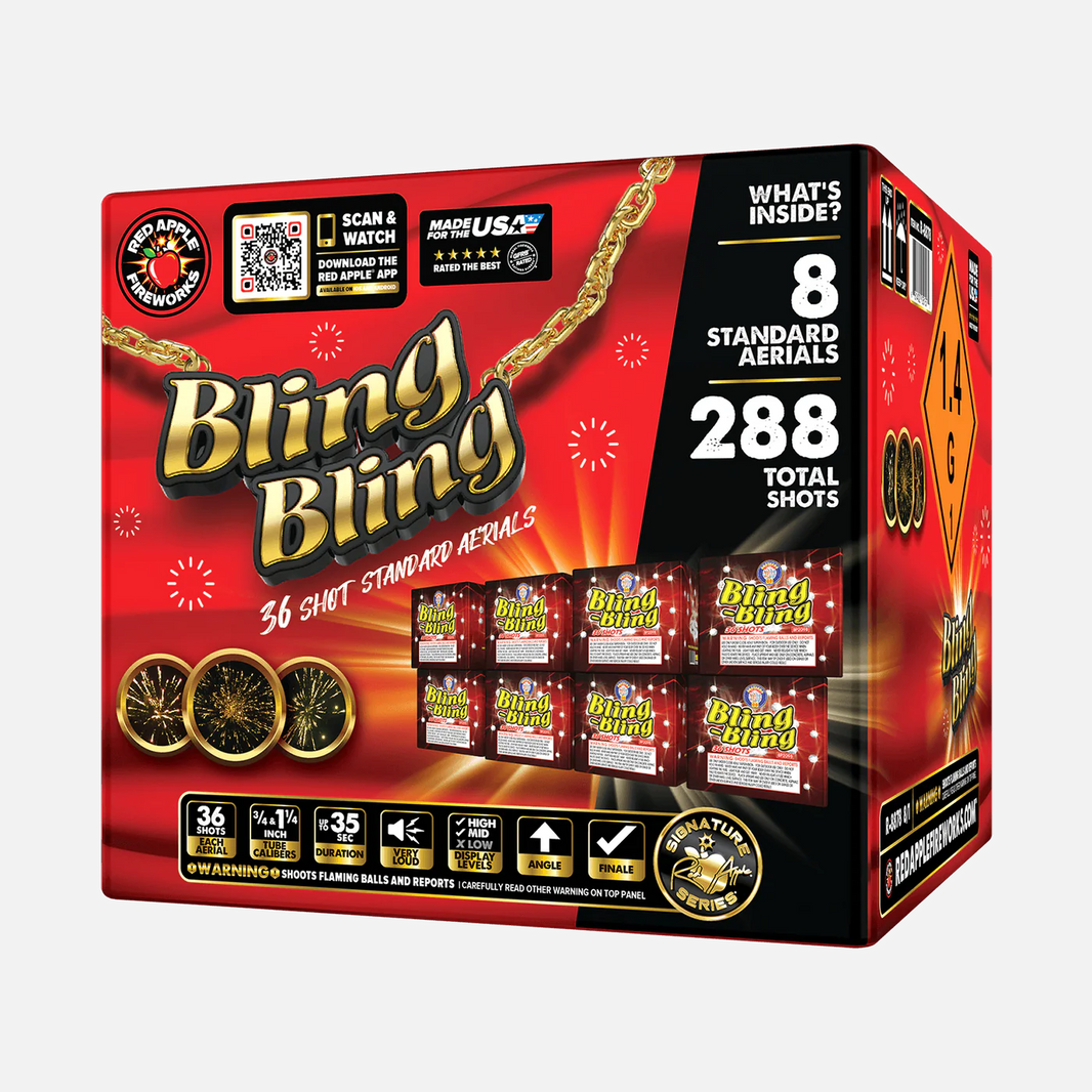 Bling Bling 36 Disparos Bengalas Aéreas Estándar