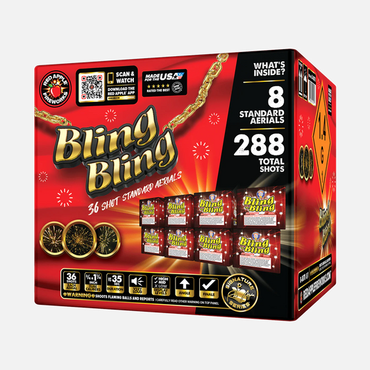 Bling Bling 36 Disparos Bengalas Aéreas Estándar