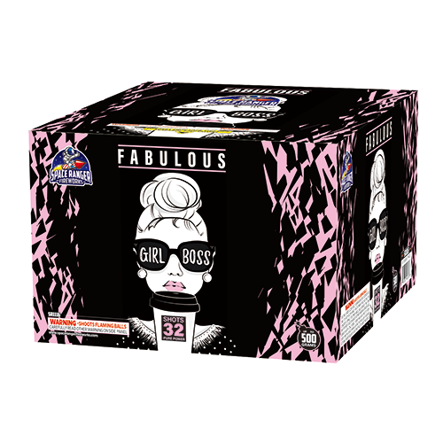 Fabulous Girl Boss 32-Shot XL Aerial Cake