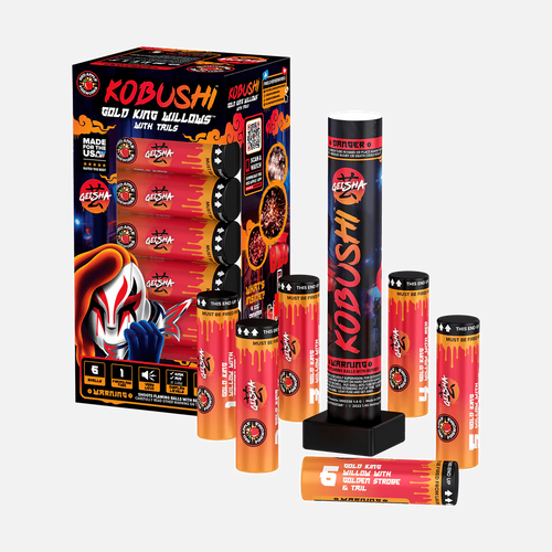 Kobushi™ 6 Shot 6-Inch XXL™ Canister Shells