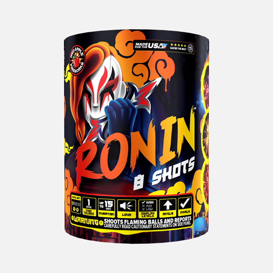Ronin™ 32 disparos Conjunto de fuegos artificiales aéreos de categoría estándar®