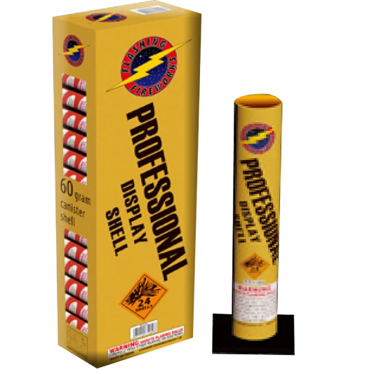 Professional Display Shell 4 in. 24-Shot Canister Shell Kit