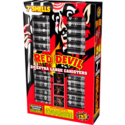 Red Devil de 24 disparos y 7 pulgadas. Proyectiles de mortero