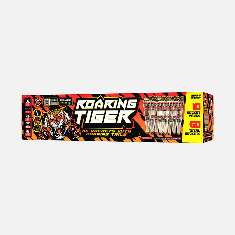 Cohetes Rugido de Tigre XL con Colas Rugientes