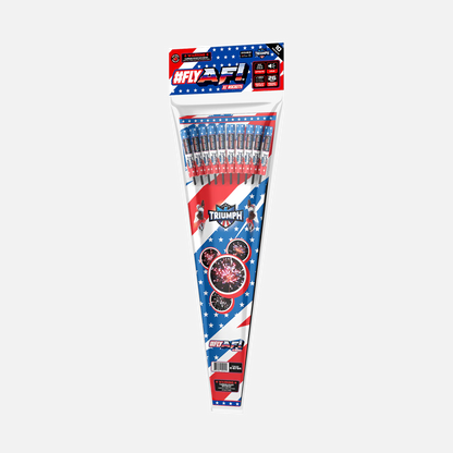 #flyAF™ Cohetes XL® Rojos, Blancos y Azules™