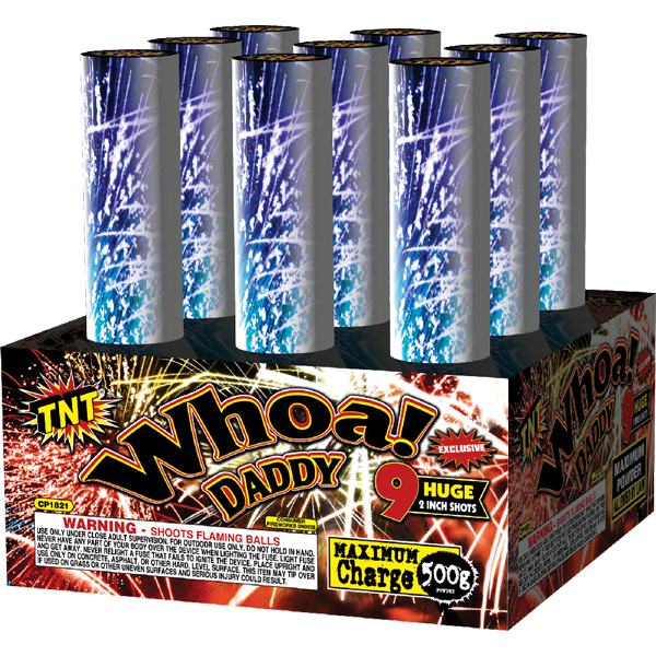 Pastel aéreo XL de 9 disparos Whoa Daddy