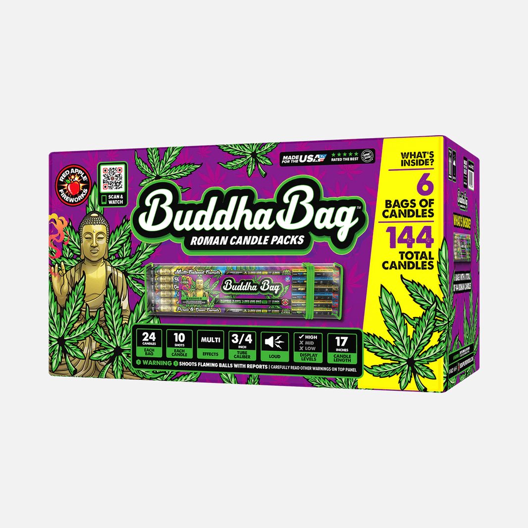 Buddha™ Bag 240 Shot Roman Candle Pack