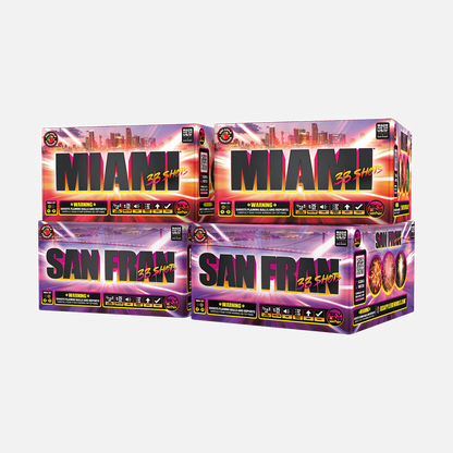 Miami 2 San Fran™ 66 Shots XL® Juego de final aéreo®