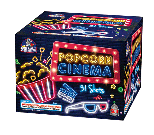 Popcorn Cinema 31-Shot XL Aerial Cake