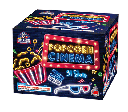 Popcorn Cinema 31-Shot XL Aerial Cake