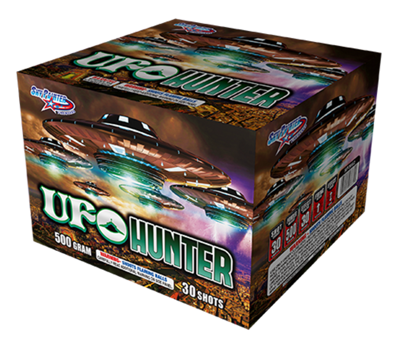 UFO Hunter 30-Shot XL Aerial Cake