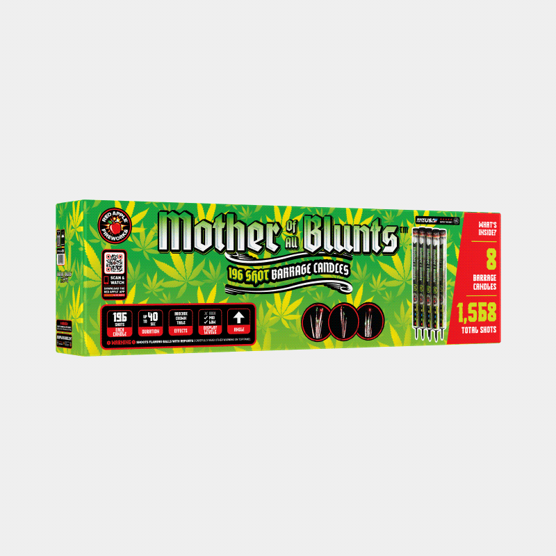 Mother Of All Blunts 196-Shot Barrage Candles