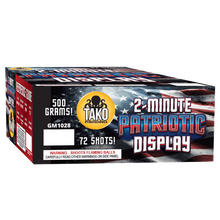 2-Minute Patriotic Display 72-Shot XL Aerial Cake