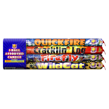 Fabulous 4 5-Shot Assorted Roman Candle | Case 18/4