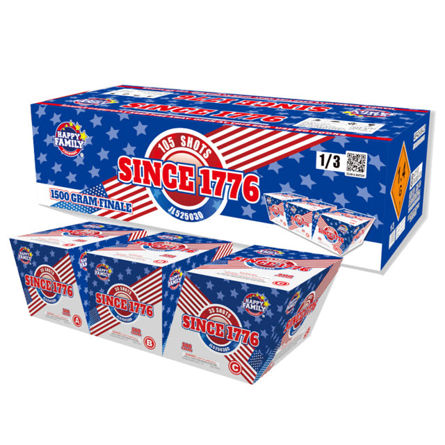 Since 1776 105-Shot XL Aerial Cake