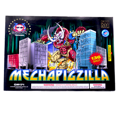 Mechapigzilla 136-Shot XL Zipper Aerial Cake