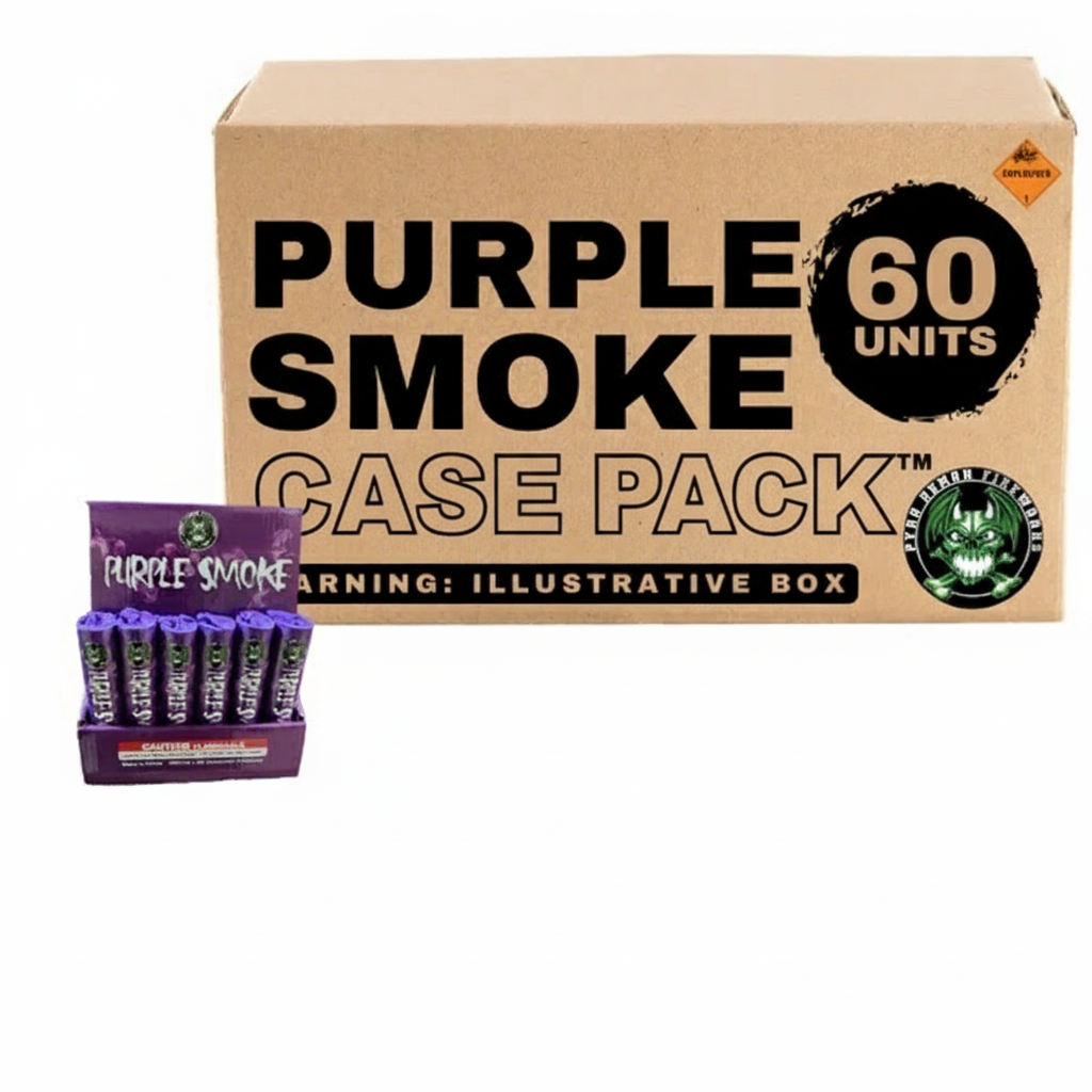 Purple Smoke Large Smoke Bomb | Case Pack™ 60/1