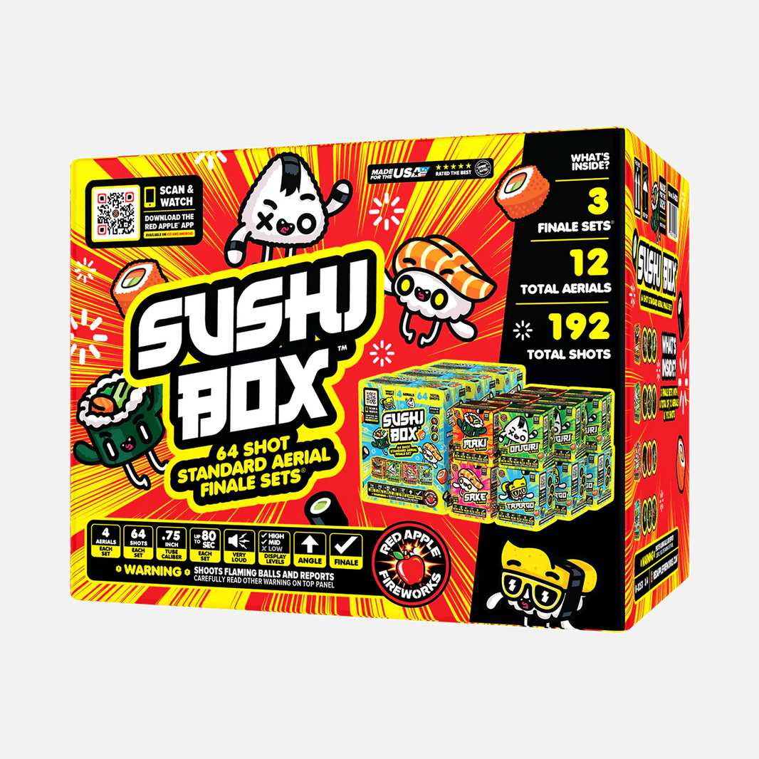 Set de final aéreo estándar de 64 disparos Sushi™®