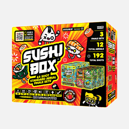 Set de final aéreo estándar de 64 disparos Sushi™®