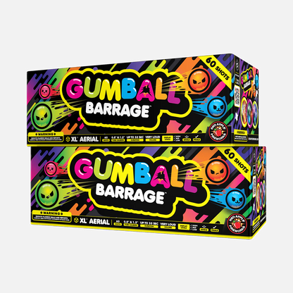 Gumball® Barrage 60-Tiros XL® Aéreos