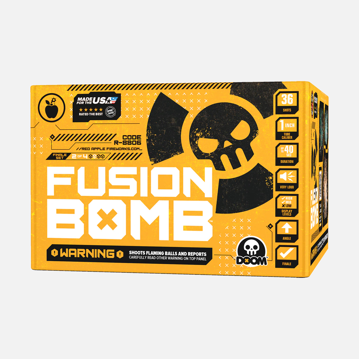 Bomb Box 144-Shot XL Aerial Finale Set