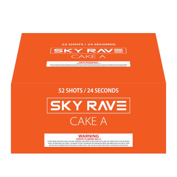 Sky Rave 208-Shot Aerial Assortment