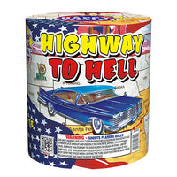 Highway To Hell 10-Shot Standard Aerial Cake