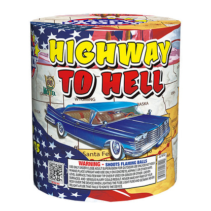 Highway To Hell 10-Shot Standard Aerial Cake