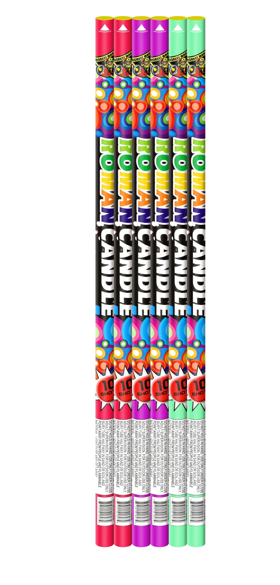 10-Shot  Roman Candle | Case Pack™ 24/6