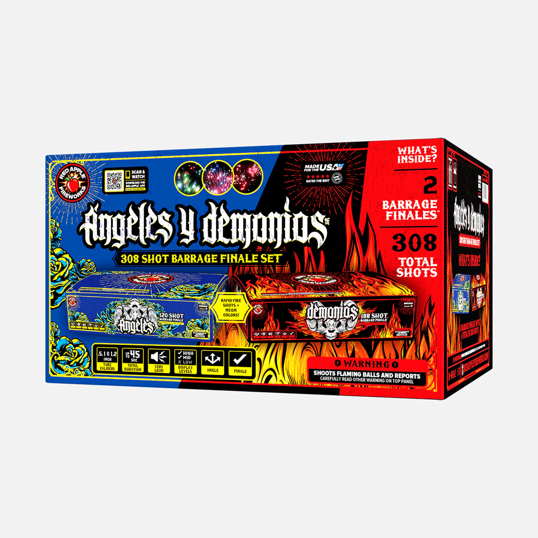 Angeles Y Demonios™ Juego de Final de Barrage de 308 Disparos®