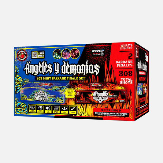 Angeles Y Demonios™ Juego de Final de Barrage de 308 Disparos®