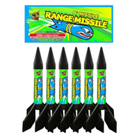 Cohete Grande de 8" "Range Missile" de 6 Tiros | Case Pack™ 12/1