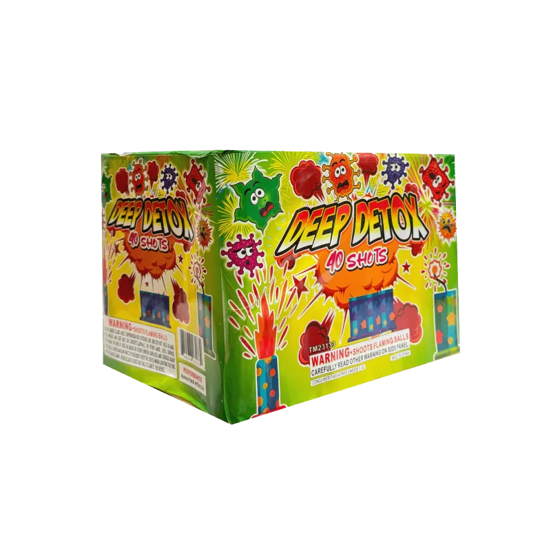 Deep Detox 40-Disparos XL Tarta Aérea