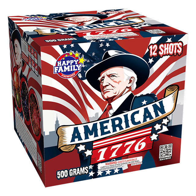 American 1776 12-Shot XL Aerial Cake